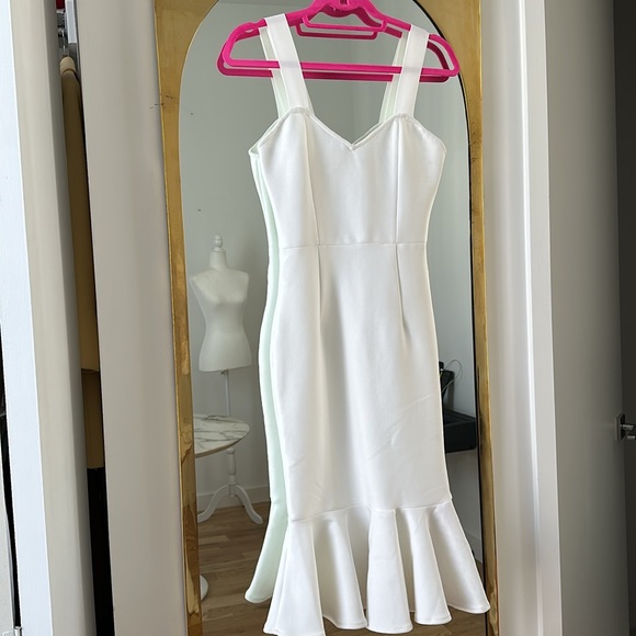 White Bodycon dress. Size M - Picture 7 of 9